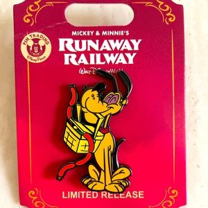 Pluto Runaway Railway Disney Pin D23 Exclusive